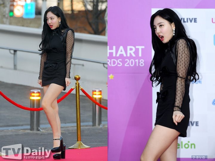 Gaon Music Awards 2019: Nayeon Twice Menggigil Kedinginan di Red Carpet, Netter Prihatin