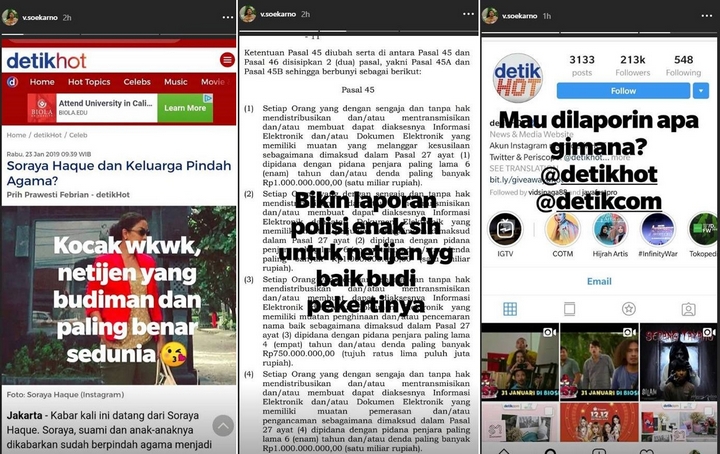 Putra Soraya Haque Ngamuk Ibunya Digosipkan Murtad