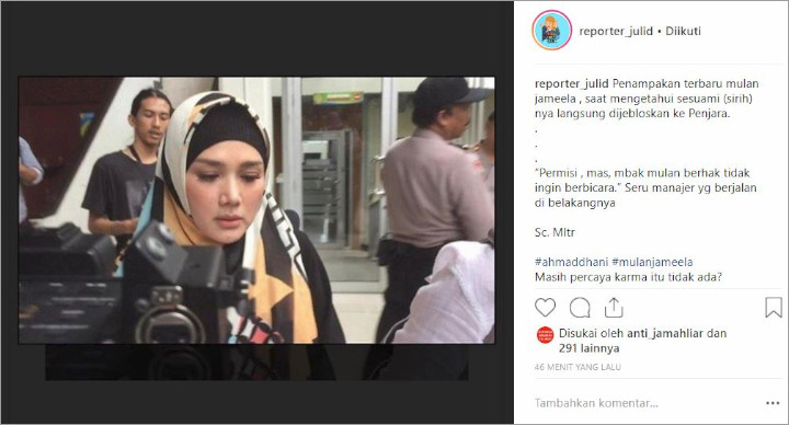 Mulan Saat Dhani Divonis 18 bulan