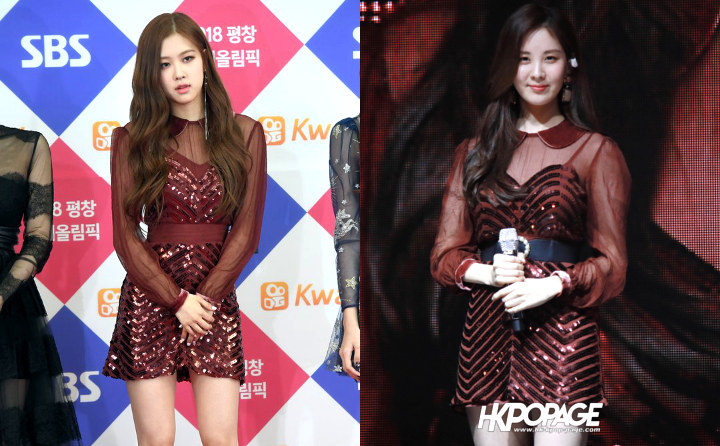 Rose Black Pink atau Seohyun SNSD, Siapa yang Lebih Cocok Kenakan Dress Cantik Ini?