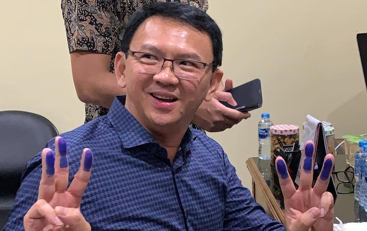 Ahok Ikut Kampanyekan Stafnya yang Jadi Caleg PDIP dan Berharap Partai Banteng Tetap Berjaya 