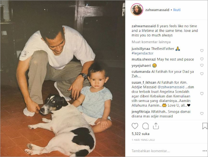 Ungkapan Haru Aaliyah Massaid dan Sang Kakak Kenang 8 Tahun Kepergian Adjie Massaid