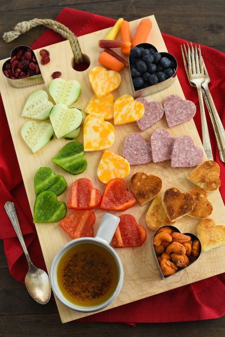 Snack Board yang Sehat di Hari Valentine