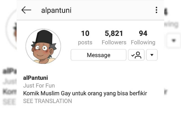 Kementerian Kominfo Tutup Akun Instagram Alpantuni Penyebar Konten LGBT dan Pornografi