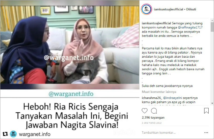 Fanbase Ayu Ting Ting Puji Cara Nagita Slavina Komentari Rumor Perselingkuhan Raffi Ahmad