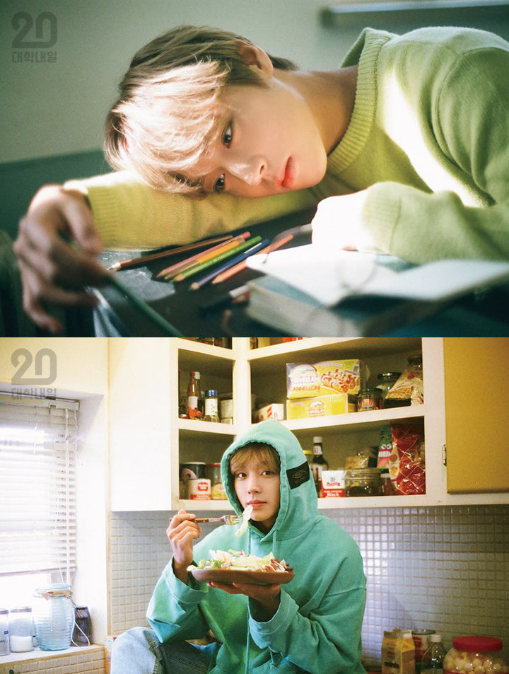 Park Jihoon di pemotretan majalah