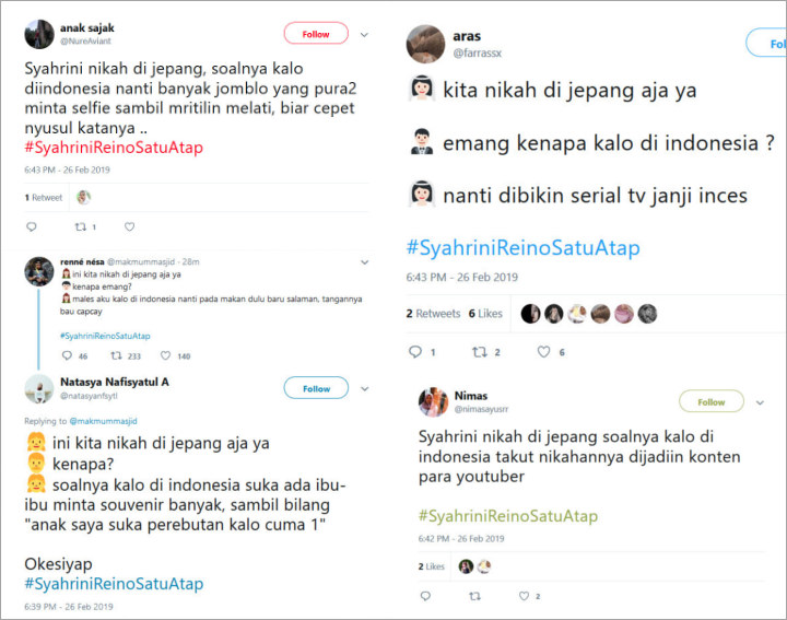 Tagar \'Syahrini Reino Satu Atap\' Trending di Twitter, Banjir Komentar Kocak 2