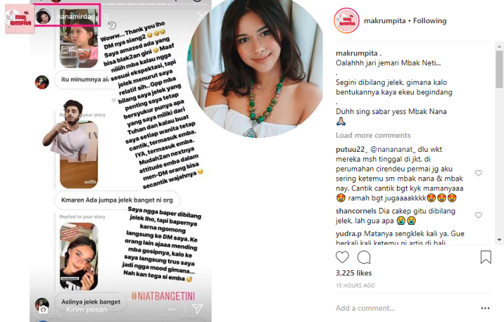 Nana Mirdad Dibully Jelek