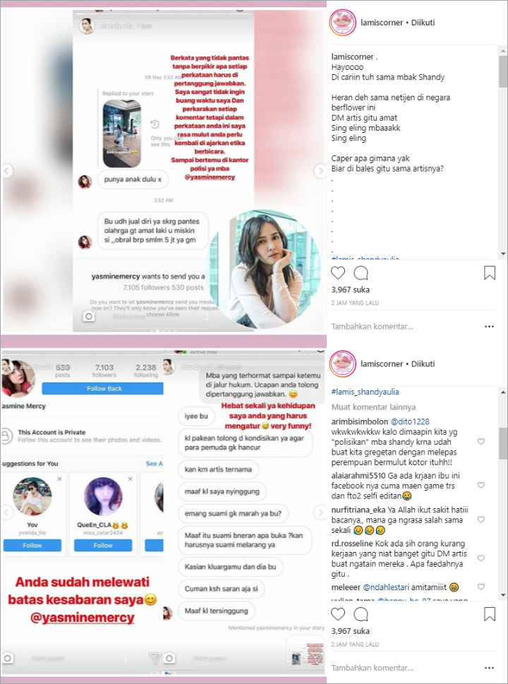 Shandy Aulia Bakal Polisikan Haters, Bukti Komentar Jahat Bikin Netter Ikut Geram 1