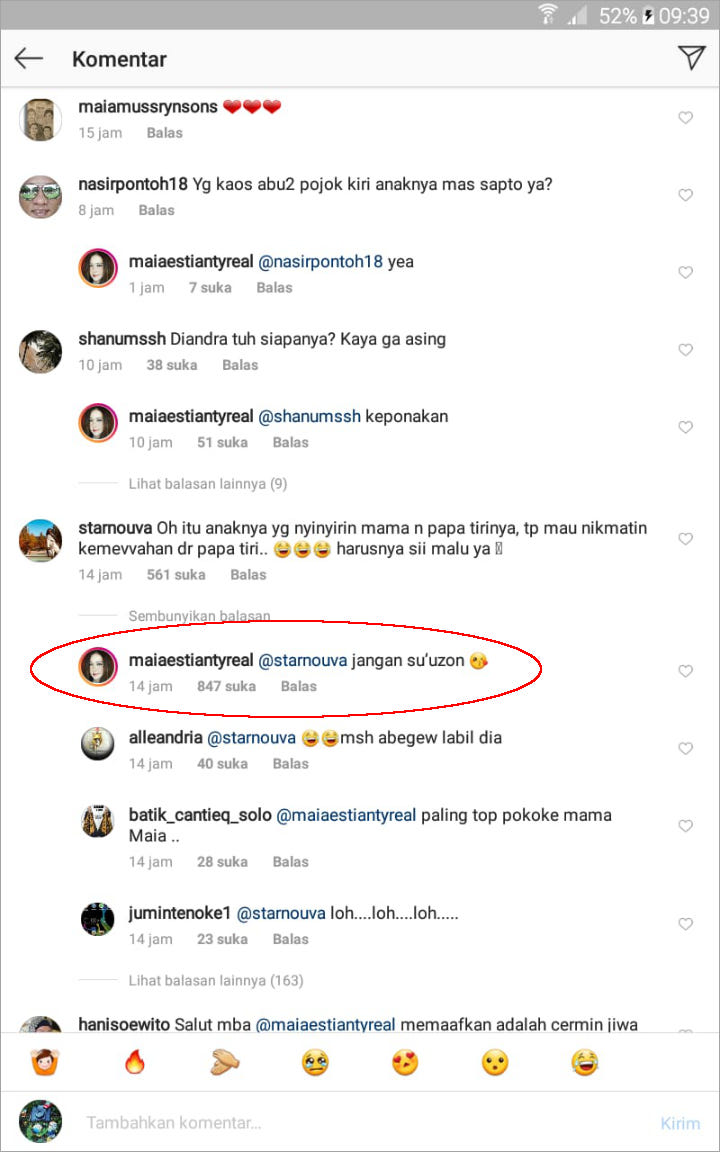 Reaksi Maia Soal Dul Dibully