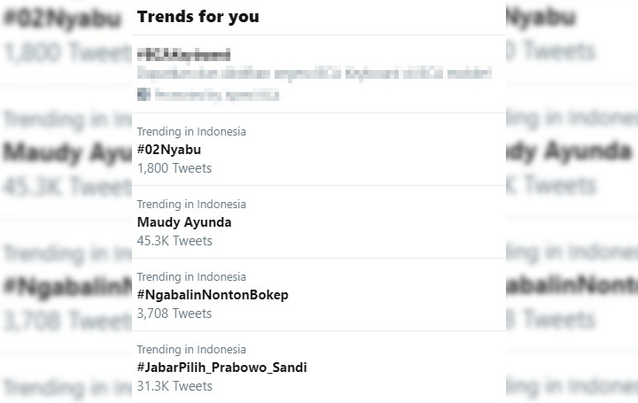 Maudy Ayunda Trending Twitter