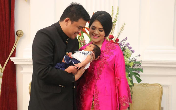 Kahiyang Ayu Posting Potret Bahagia Suami dan Anak, Senyum Cucu Kedua Presiden Jokowi Jadi Sorotan