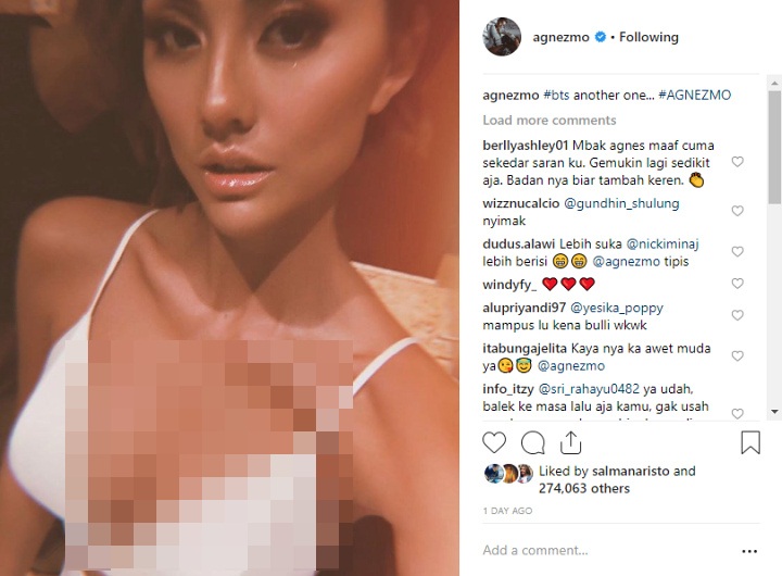 Agnes Monica Pamer Foto Seksi Malah Dibully