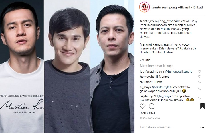 \'Calon\' Pemeran Dilan dari Netter