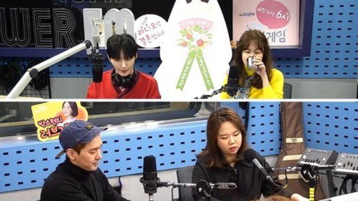 Yoon Jisung di acara radio