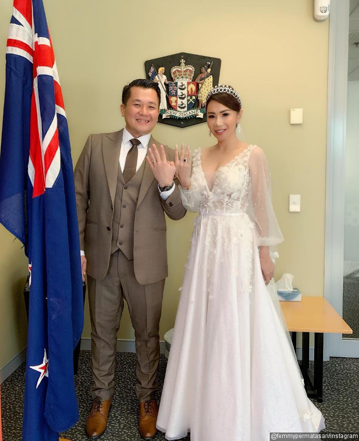 Femmy Permatasari Akhirnya Resmi Nikah di New Zealand