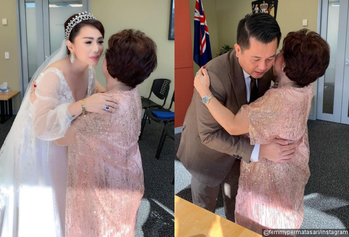 Ibunda Femmy Permatasari Ikut Hadir di Pernikahan
