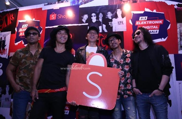 Slank Jadi Ambassador Shopee Tahun 2019