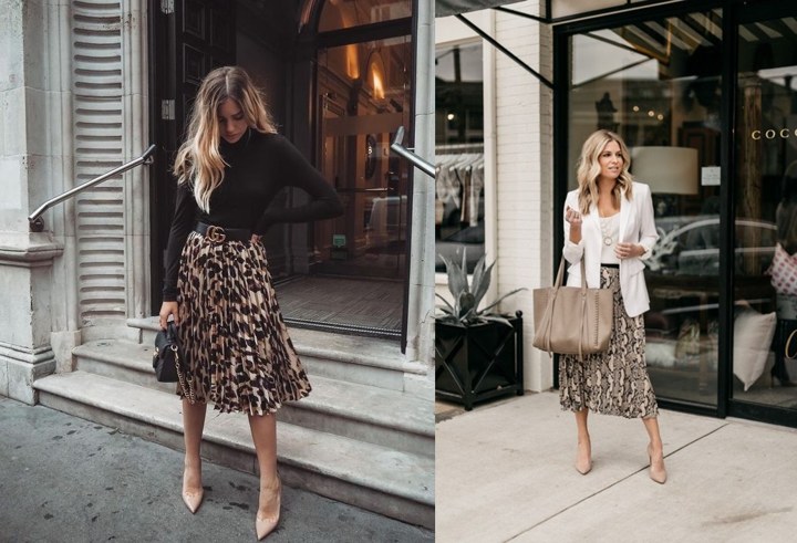 Animal Printed Skirt yang Keren Banget