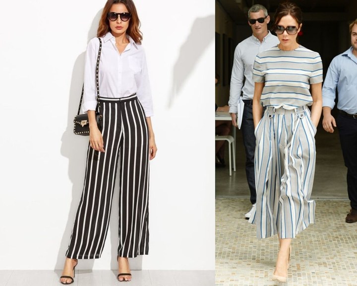 Striped Culottes untuk ke Kantor