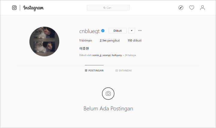 Lee Jong Hyun Hapus Semua Postingan Instagram