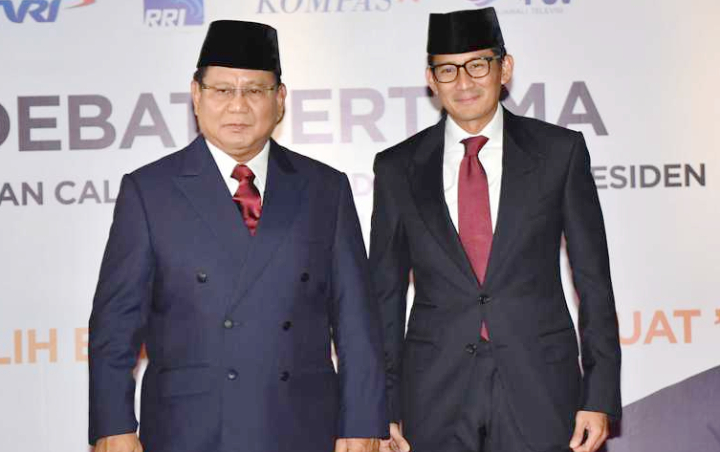 Prabowo Tak Komentari Ma'ruf Amin di Debat Cawapres 2019: Buat Saya Sandiaga yang Hebat
