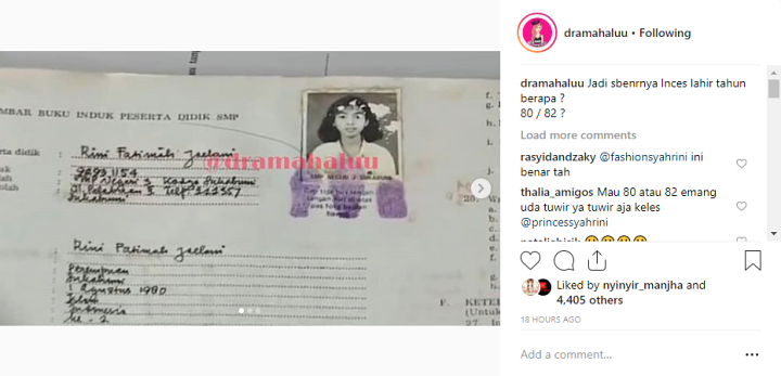Reino Dibully Soal Umur Syahrini