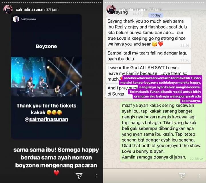 Salma Belikan Tiket