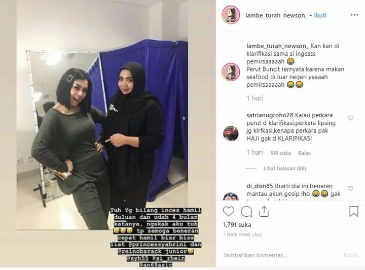 Syahrini Bantah Isu Hamil Duluan