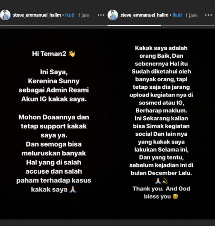 Kebaikan Steve Emmanuel yang Aktif di Kegiatan Sosial Diungkap Sang Adik Sebelum Penangkapan