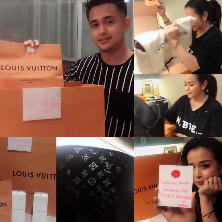 Romantisnya Ajun Perwira Hadiahkan Tas Branded di Hari Valentine