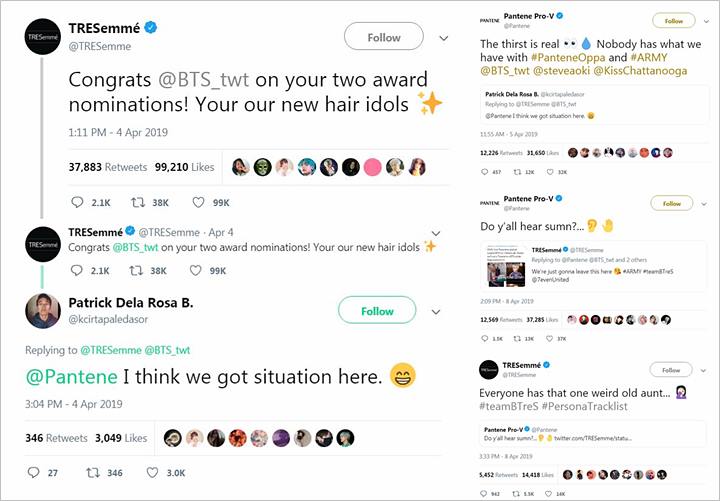 BTS Bikin 2 Merek Sampo Terkenal Ini Berantem di Twitter
