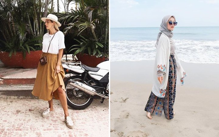 12 Inpirasi Outfit yang Cocok untuk ke Pantai, Penampilan Bakal Makin Kece!