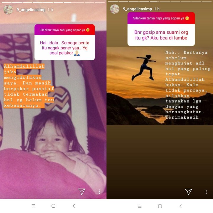 Angelica Simperler Buka Suara Soal Isu Selingkuh