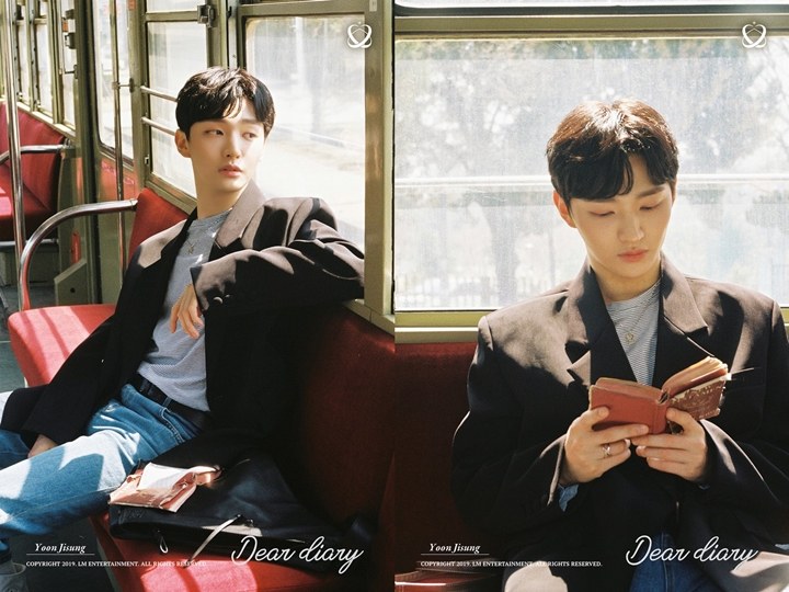 Yoon Jisung Sendu Pose Bak Model Di Kereta Dalam Teaser Album Spesial \'Dear Diary\'