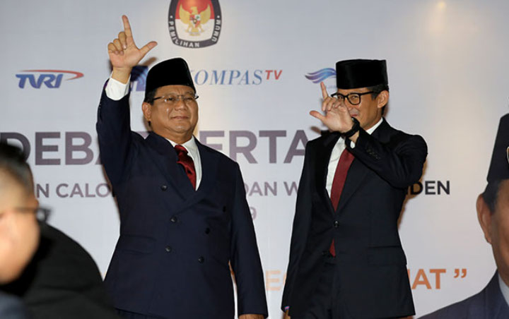 Klaim Menang, Prabowo-Sandi Gelar Deklarasi Jadi Presiden dan Wakil Presiden 2019-2024