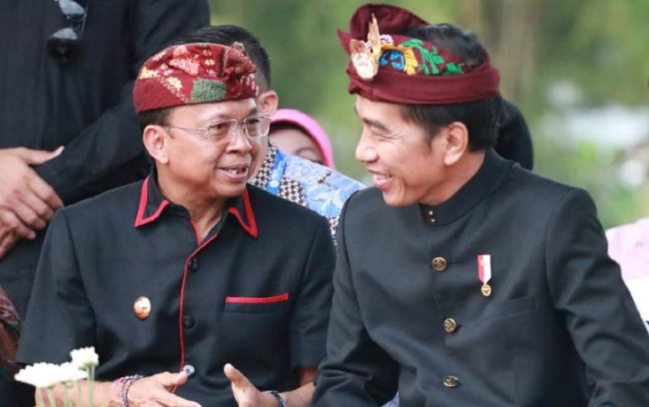 Bali Penyumbang Suara Tertinggi Paslon 01, Jokowi Ucapkan Terima Kasih Langsung ke Gubernur