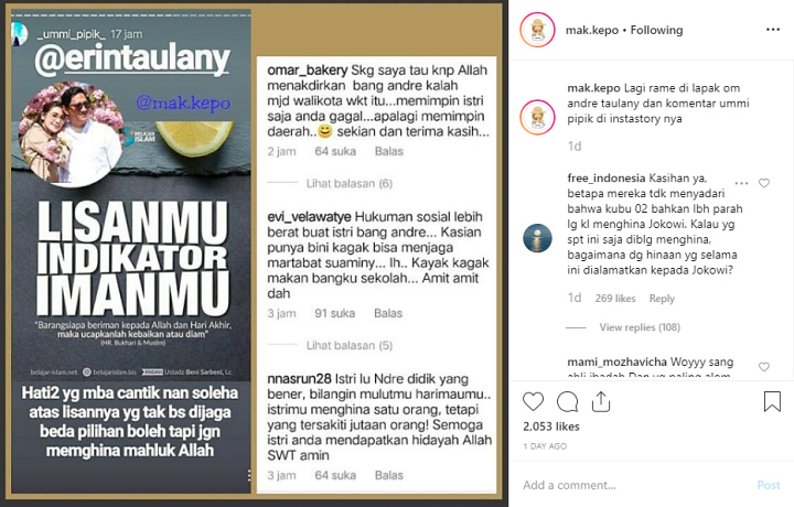 Umi Pipik Unggah Hadist Disindir Netizen