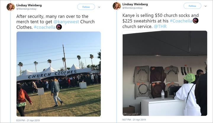 Kanye West gelar kebaktian Minggu di Coachella
