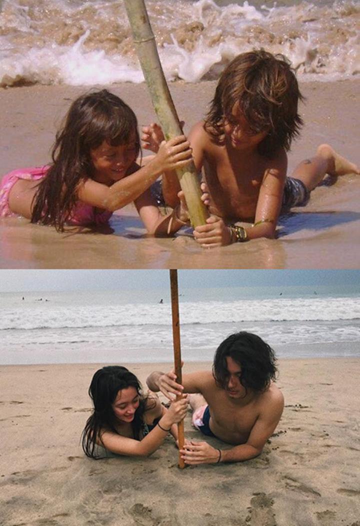 Kakak Adik Bryan Domani-Megan Domani Ulangi Pose Masa Kecil, Netter Terharu Sekaligus Gemas