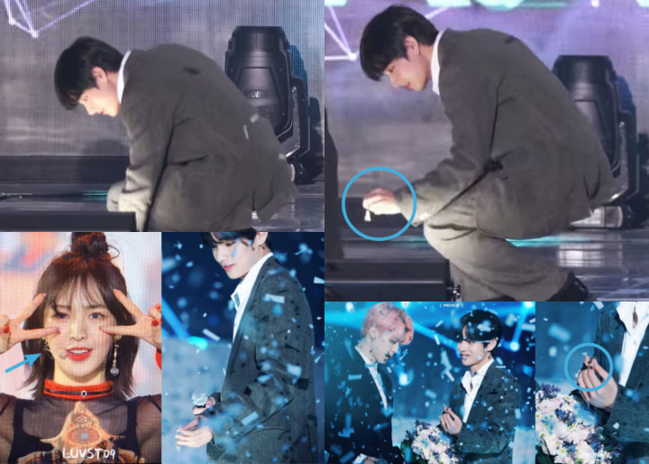 V BTS Bak Pangeran dari Kisah Dongeng Saat Temukan Anting Member Girl Grup Ini di Panggung