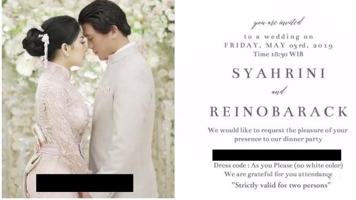 Undangan Pernikahan Syahrini