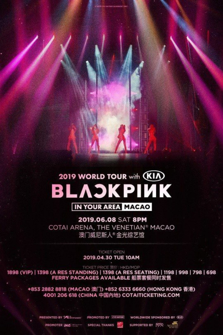 Black Pink Dikonfirmasi Bakal Kunjungi Makau Dalam Tur Konser \'In Your Area\'
