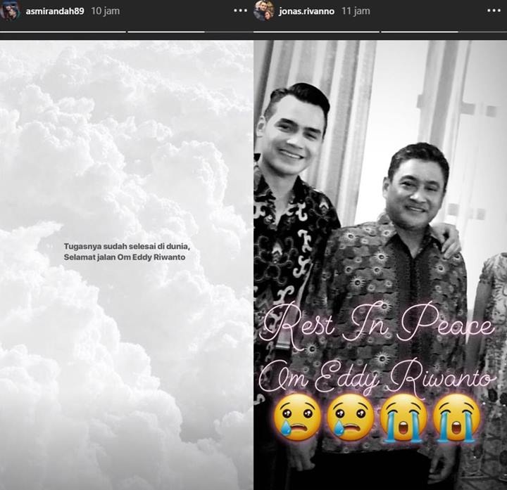 Asmirandah Sedih Eddy Riwanto Meninggal