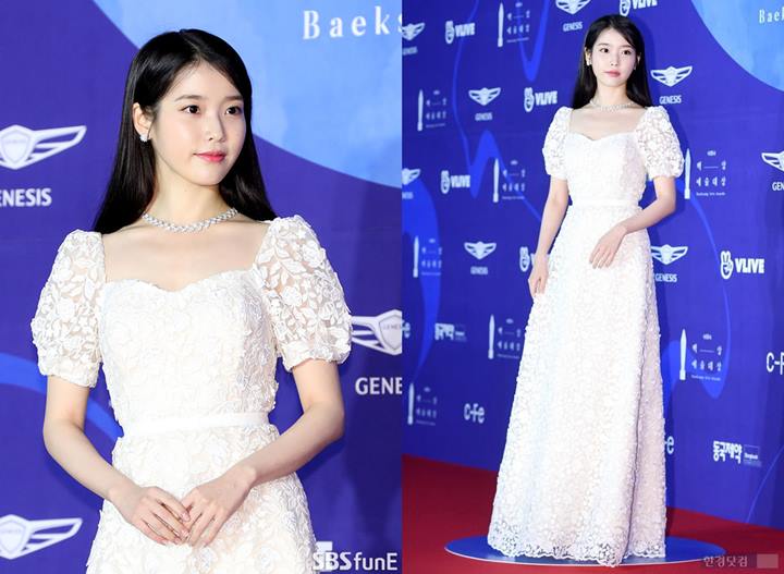 Baeksang Arts Awards 2019: Kecantikan IU Dipuji Bak Putri Disney