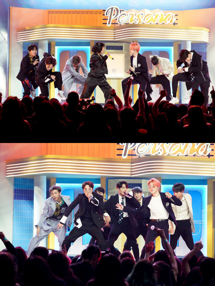 Billboard Music Awards 2019: Intip Meriahnya Penampilan BTS Dan Halsey Nyanyikan \'Boy Woth Luv\'