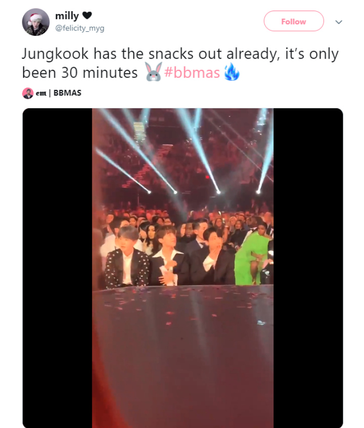 Billboard Music Awards 2019: Jungkook BTS Jadi Perbincangan Gara-Gara Asyik Ngemil