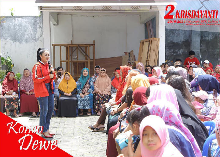 Krisdayanti Semangat Beri Sosialisasi Pemilu di Dapilnya