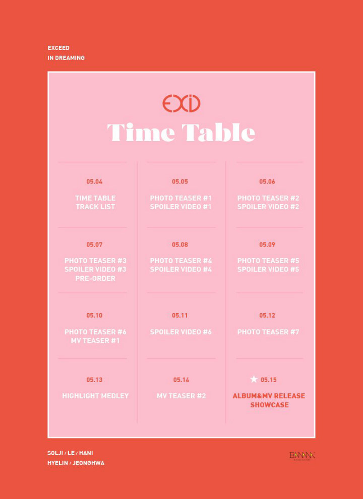 EXID Rilis Rincian Jadwal Comeback Terakhir Sebelum Hiatus, Fans Bingung Tanggapi