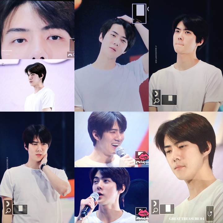 Sehun EXO Pakai Kaus Oblong dan Tanpa Make Up
